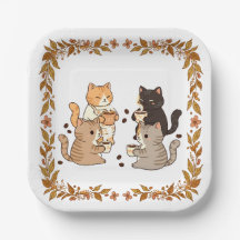 Chats et café