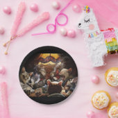 Assiettes En Carton Chats jouant au poker (Fête)