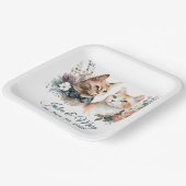 Assiettes En Carton Chats mariages Anniversaires Sur Blanc (Angulaire)