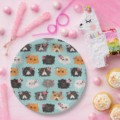 Assiettes En Carton Chats persans de fantaisie (Fête)