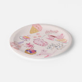 Assiettes En Carton Chats Roses Coziness (Angle)