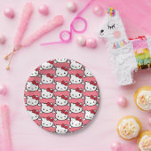 Assiettes En Carton Chatte (Fête)