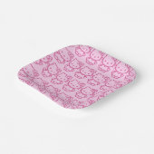 Assiettes En Carton Chatte (Angulaire)