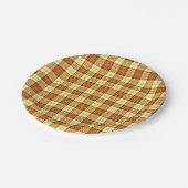 Assiettes En Carton Chaud plaid (Angle)