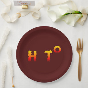 Assiettes En Carton chaud   RÉCHAUFFEMENT CLIMATIQUE