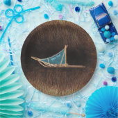 Assiettes En Carton Chaussée De Chien Sur Fourrure De Caribou (Fête)