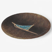 Assiettes En Carton Chaussée De Chien Sur Fourrure De Caribou (Angle)