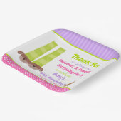 Assiettes En Carton Chaussons de chien Pyjamas & Pancakes Fête d'anniv (Angulaire)