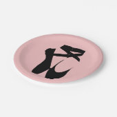 Assiettes En Carton Chaussure à pointe de ballon noir (Angle)