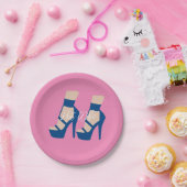 Assiettes En Carton Chaussure à talon élevé Thunder_Cove (Fête)