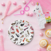 Assiettes En Carton Chaussure tendance Plaques en papier (Fête)