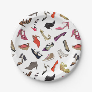 Assiettes En Carton Chaussure tendance Plaques en papier