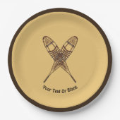 Assiettes En Carton Chaussures (Devant)