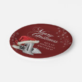 Assiettes En Carton Chaussures à talon élevé Santa Hat Noël (Angle)