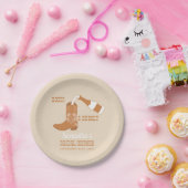 Assiettes En Carton Chaussures à talons Rustique Occidental Mariage (Fête)