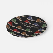 Assiettes En Carton Chaussures baskets haut de gamme design anniversai (Angle)