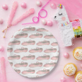 Assiettes En Carton Chaussures de Ballet Rose Chaussures Chaussons Bal (Fête)