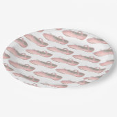 Assiettes En Carton Chaussures de Ballet Rose Chaussures Chaussons Bal (Angle)