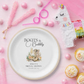 Assiettes En Carton Chaussures et Bulles Enterrement de Vie de Jeune F (Fête)