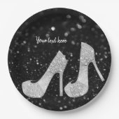 Assiettes En Carton Chaussures Glam talons hauts pour toutes les occas (Devant)