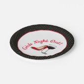 Assiettes En Carton Chaussures Rouges Et Vin Rouge (Angle)