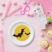 Assiettes En Carton Chauve-Pleine lune (Fête)