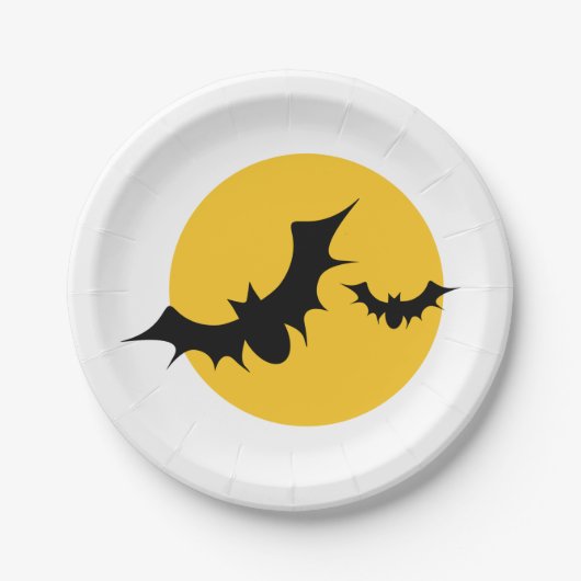 Assiettes En Carton Chauve-Pleine lune (Devant)