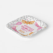 Assiettes En Carton Chauves-souris, Ballons + Araignées Pastel Hallowe (Angulaire)