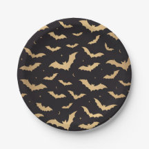 Chauves-souris dorées & Lunes croissantes Hallowee
