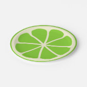 Assiettes En Carton Chaux de partie d'agrume (Angle)