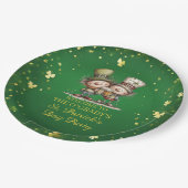 Assiettes En Carton Cheerful St. Patrick’s Day Party Illustration (Angle)