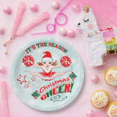 Assiettes En Carton Cheerleaders Noël Cheer (Fête)