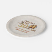 Assiettes En Carton Cheers & Beers 30e anniversaire (Angle)