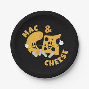 Assiettes En Carton Cheese Mac & Cheese Drôle Idée cadeau