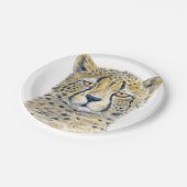 Assiettes En Carton Cheetah (Angle)