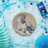 Assiettes En Carton Cheetah (Fête)