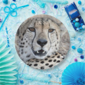 Assiettes En Carton Cheetah Portrait (Fête)