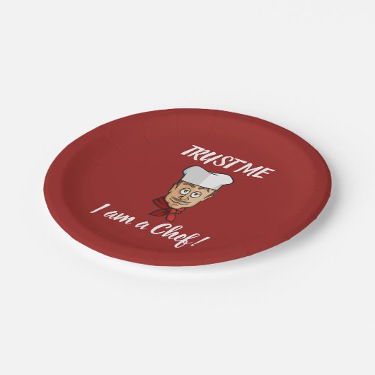 Assiettes En Carton Chef (Angle)