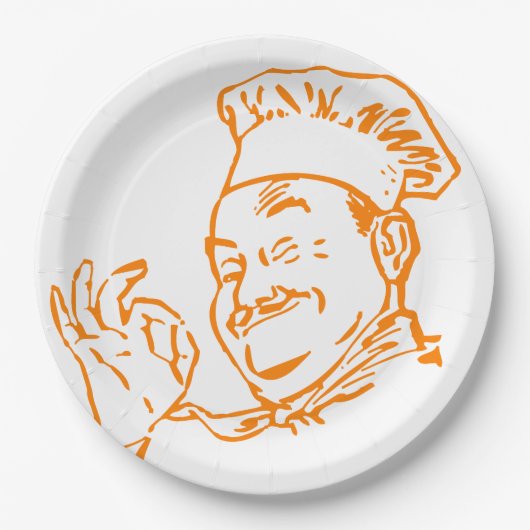Assiettes En Carton Chef approved (Devant)