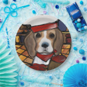 ASSIETTES EN CARTON CHEF BEAGLE (Fête)