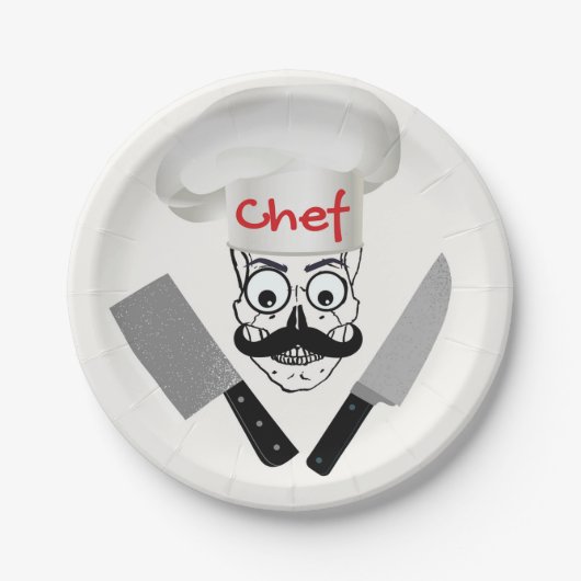 ASSIETTES EN CARTON CHEF CALAVERA (Devant)