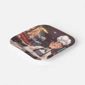 Assiettes En Carton Chef heureux (Angulaire)