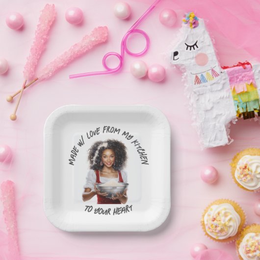 Assiettes En Carton Chef Mme Clause - Plaques (Fête)