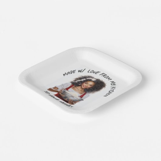 Assiettes En Carton Chef Mme Clause - Plaques (Angulaire)