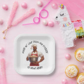 Assiettes En Carton Chef Père Noël - Plaques (Fête)