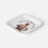 Assiettes En Carton Chef Père Noël - Plaques (Angulaire)