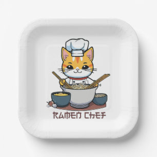 Assiettes En Carton Chef Ramen