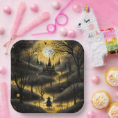 Assiettes En Carton Chemin d'Halloween effrayant (Fête)