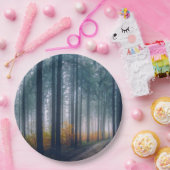 Assiettes En Carton Chemin forestier Majestic (Fête)