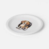 Assiettes En Carton Chemise beagle Chien T (Angle)